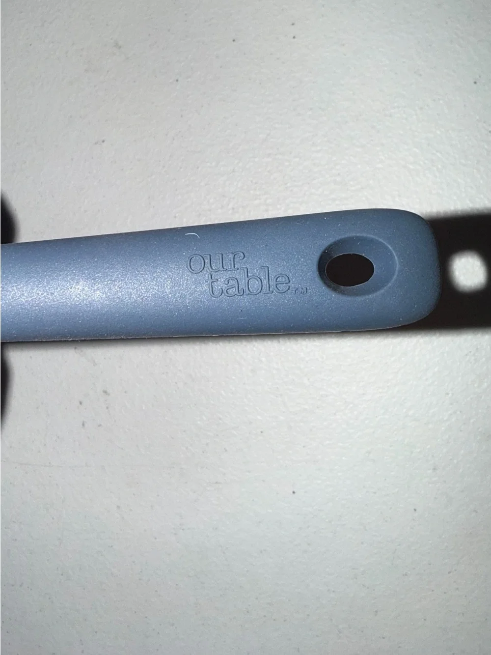 Our Table Silicone Slotted Skimmer Spoon 12” Navy EUC